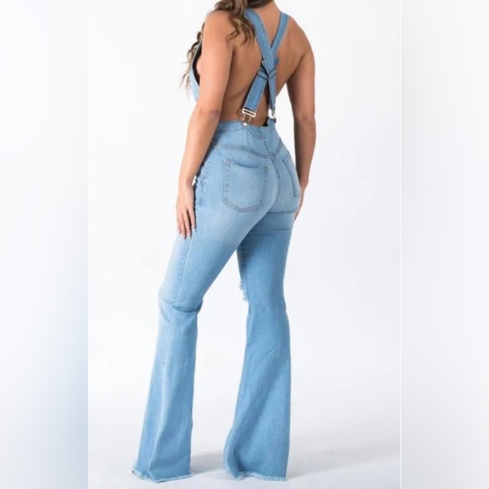 🔥🔥Funky Farmer Overall Bells🔥🔥 - Picture 2 of 2